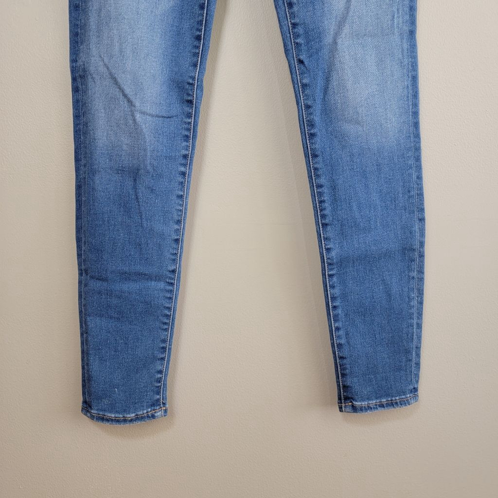 AE 8 American Eagle Skinny Jeans Hi Rise Jegging Medium Blue Wash Stretch - Picture 5 of 10
